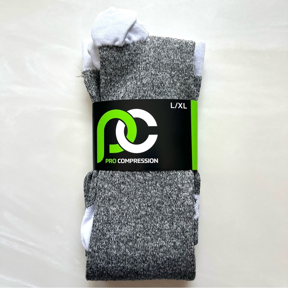 Pro Compression Marathon Knee-High Compression Socks L/XL - Picture 2 of 6